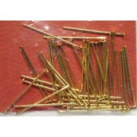 Chiodini per perle, colore oro cm 2,5/ 50 pezzi