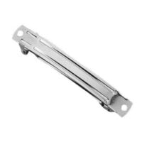 Fermaglio per capelli, colore argento cm 10 x 1,1