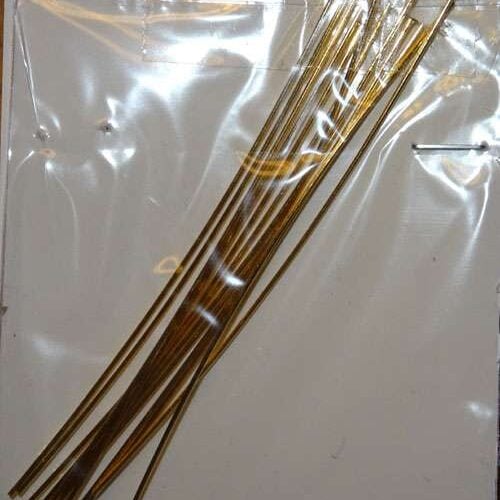 Chiodini per perle, colore oro cm 8/ 12 pezzi