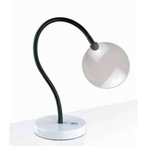 Lente flessibile con base da tavolo e gambo lungo 46 cm daylight D90946