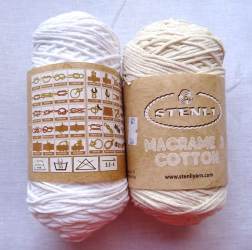 Cotone macrame' n°3  80% cotone/20% poliestere