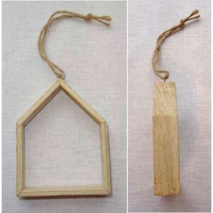 Anello forato in legno cm 6