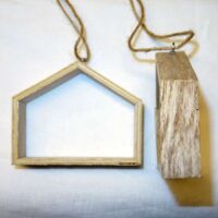 Capanna in legno cm 9,5 x 8 x 2
