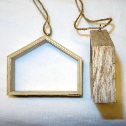Capanna in legno cm 9,5 x 8 x 2