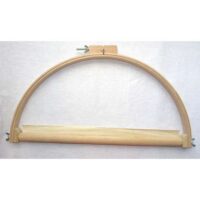 Telaio  a semicerchio con rullo, cm 50 x 25