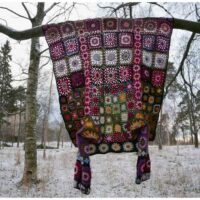 Fleurs sauvages au crochet, versione granny, virpi marjaana siira