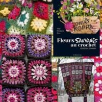 Fleurs sauvages au crochet, versione granny, virpi marjaana siira