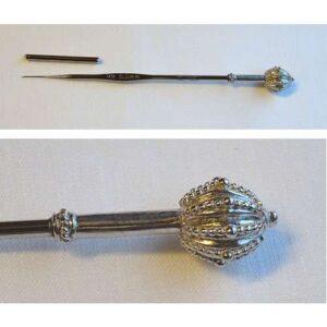 Chiusura rettangolare argento 3+3 attacchi/cm 2,0 x 0,8