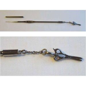 Chiusura rettangolare argento 3+3 attacchi/cm 2,0 x 0,8
