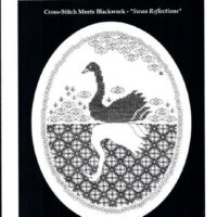 Cigno "swan reflections", berlin embroidery