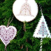 3 motivi natalizi "filigree sparklers 1", gingerbread girl