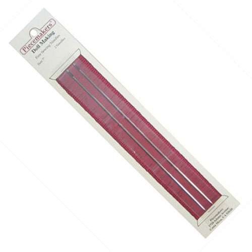 Aghi per bambola/doll making con cruna lunga  7"/cm 17,5 piecemakers