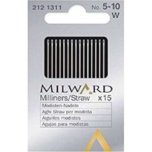 Aghi milward embroidery/ricamo cruna lunga n° 5-7-8-9-10