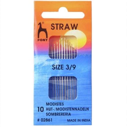 Ago per punto vapore / straw pony  aghi misti n°3/9