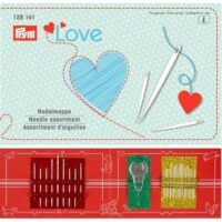 Aghi prym love assortimento misto, 29 aghi da cucire e rammendo + 1 infilaago
