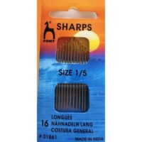 Aghi pony sharps con cruna tonda misti n° 1/5