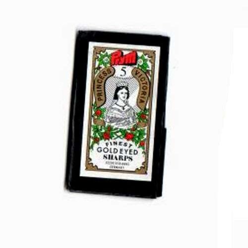 Ago  princess victoria sharps/ prym  aghi misti n°5 cruna dorata