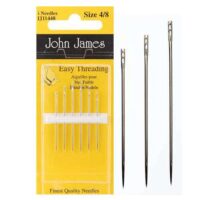 Aghi infilatura facile, per ciechi misti 4/8, john james easy threading