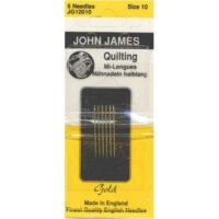Aghi quilting gold n°8 o 10, 6 aghi  john james