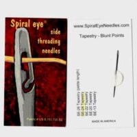 Ago con cruna a spirale / spiral eye tapestry n° 24 + 3 aghi free