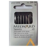 Aghi senza punta tapestry misti n° 24/26, milward 6 aghi