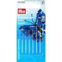 Aghi tapestry cruna dorata senza punta, misti n°18 e 22, prym