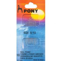 Aghi punta arrotondata pony ball point  misti n°5/10