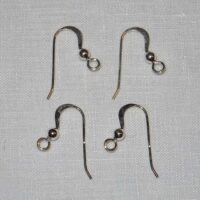Ganci per orecchini in argento 925, 2 coppie