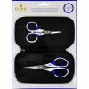 Forbici dmc, kit 2 pezzi con astuccio