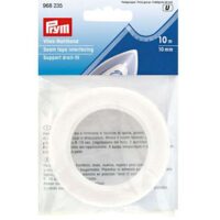 Nastro biadesivo e termoadesivo (da stirare)  10 mm per orli, prym 968235
