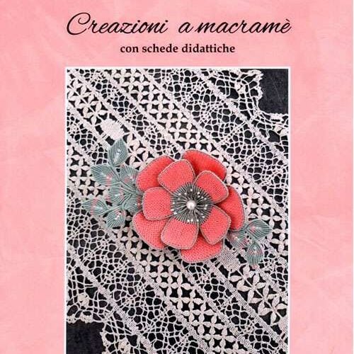 Creazioni a  macrame' con schede didattiche , iva baracco