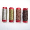 Cucimetal lester n°30/2, filo metallizzato  tre stelle oro argento e rame