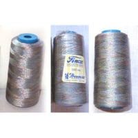 Filo metallizzato 2 capi/1000mt finca multicolor argento