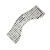 Curve 1, 8"x0,75"/ 8"x1,5"quilting longarm template quint