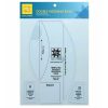 Double wedding ring template set, ez quilting