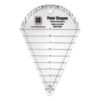 Petal shape triangle ruler,  ez quilting
