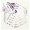 Hexagon ruler da 2" a 4" 1/2", marti michell 8060