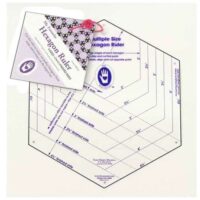 Hexagon ruler da 2" a 4" 1/2", marti michell 8060