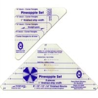 Pineapple perfect patchwork template 8230, marti michell