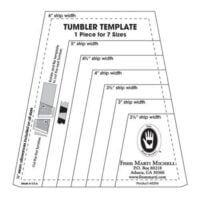Tumbler one-derful one-patch templates marti michell 8204