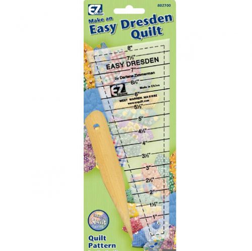 JOLLY/EASY DRESDEN RULER 8", EZ QUILTING