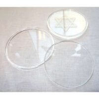 Sottobicchieri in plastica rotondi cm 8,8 interno/10 esterno