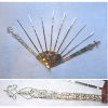 Struttura ventaglio argento 925 by roberta dazzini cm 43