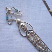 Struttura ventaglio argento 925 by roberta dazzini cm 43