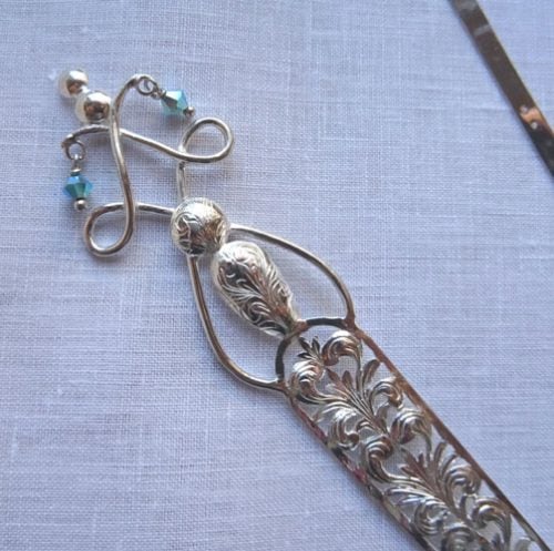 Struttura ventaglio argento 925 by roberta dazzini cm 43 - immagine 2