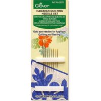 Aghi hawaiian quilting misti 8 aghi con cruna dorata  clover 2011