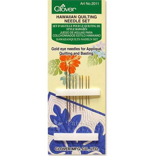 Aghi hawaiian quilting misti 8 aghi con cruna dorata  clover 2011