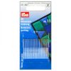 Aghi quilting/betweens n° 3-5-7-9-11-12 prym 20 aghi cruna dorata - immagine 3