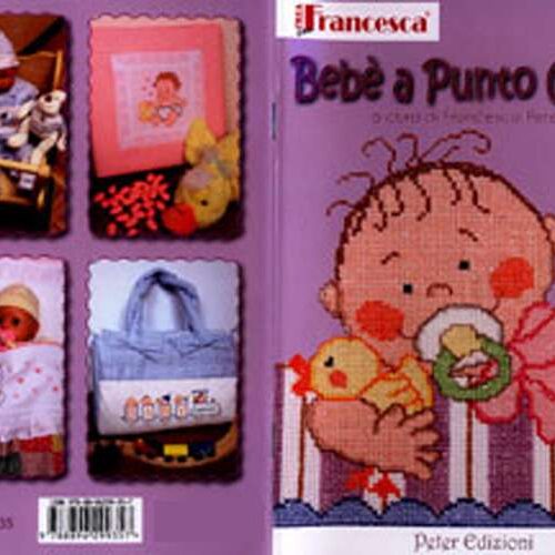Francesca, bebe' a punto croce