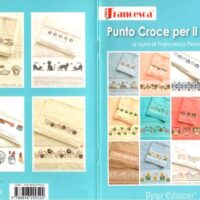Francesca, punto croce per il bagno